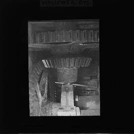 Pit wheel, wallower and spur wheel