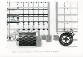Water wheel installed in industrial mill