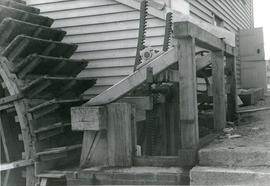 Waterwheel and mechanisms, Woodbridge Tide Mill, Woodbridge