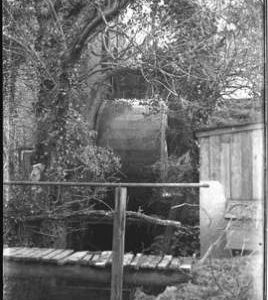 View of a water wheel