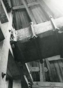 Windshaft and brakewheel, smock mill, Fulbourn