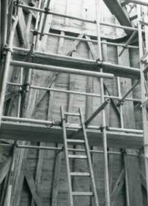 Jolesfield Mill, Partridge Green, under demolition