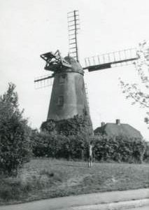 Ovenden's Mill, Polegate, with boy