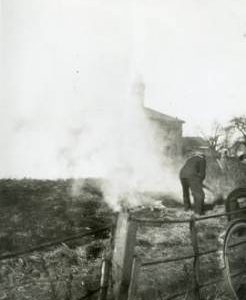 Grass Fire, smock mill, Upminster
