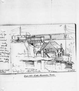 Deep Mill, with railway line behind. Bk.20 No.14