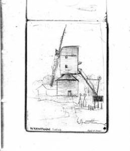 Wrentham post-mill, Suffolk