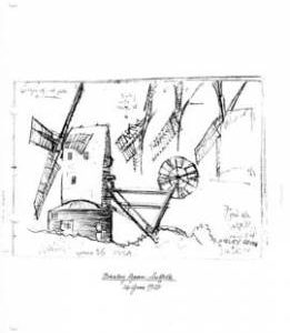 'Barley Green' postmill, Stradbroke, Suffolk.