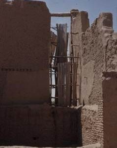 Windslit in front face, Horizontal windmill, Islam Qala, Herat