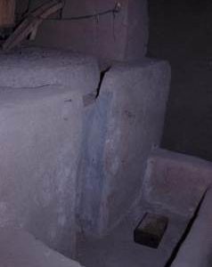 Stones and trough for flour, Horizontal windmill, Islam Qala, Herat