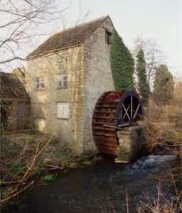 Downstream view, West Mill, Sherborne