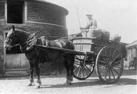 C Aldridge, post mill, St Michael South Elmham