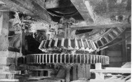 Brake, wallower and spur, Kitty Mill, Wenhaston