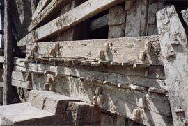 Centre of one wheel and part shaft, Waterwheel, Hama