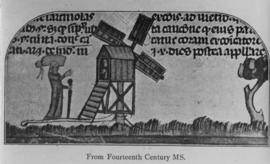 Postmill with miller and sack carrier