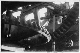 Brakewheel, wallower and curb, Waterloo Mill, Bramfield