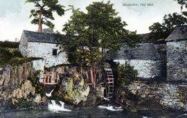 Downstream view, watermill, Rhayader
