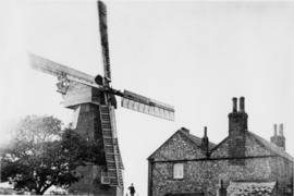 Ripple Mill, Ripple, with miller and house
