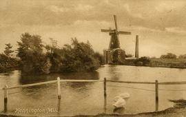Wind, steam and water mill, Kennington, from over the river