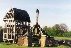 Mainpost and Buck Frame, post mill, Chinnor