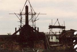 Mainpost assembly and Crown Tree, post mill, Chinnor