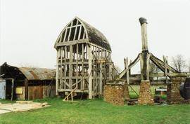 Mainpost and Buck Frame, post mill, Chinnor
