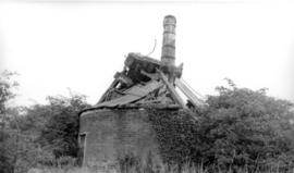 Wreckage round post , Mortimer's Mill, Eye