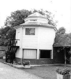 Octagonal building converted to play-room, Clock House Horse Wheel, Downe