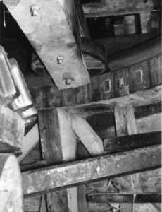 Curb, wallower and sack hoist, Davison's Mill, Stelling Minnis