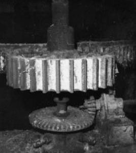Spur wheel and stone nut, Eling Tide Mill, Totton and Eling
