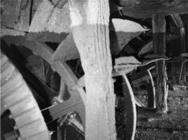 Wheels looking north, Eling Tide Mill, Totton and Eling