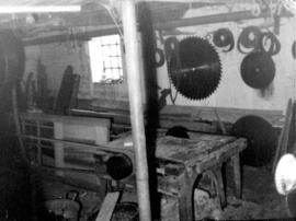Ecchinswell Mill, Ecchinswell and Sydmonton, sawmill driven from lineshafting