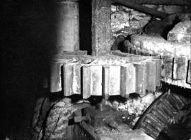 Stone nut with segment removed, Place Mill, Christchurch