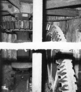 Pitwheel wallower and spur wheel, Abbey Mill, Bishop's Waltham