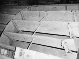 Water wheel, Burcombe Mill, South Newton