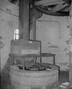 Mount Pleasant Mill Millstones in tun