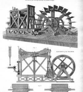 "Water Works. Machine for raising Water at London Bridge"