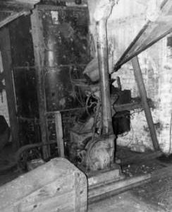 Steam mill gear, tower mill, Buxhall