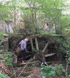 Mill wheel, West Mill, Balmuir, Dundee