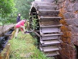 Saw mill and wood turning mill, Forest of Birse, Finzean, Aberdeenshire, Scotland