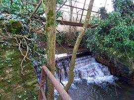 Weir and remains of mill on Bow Brook