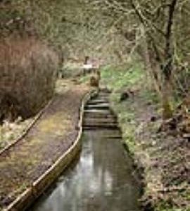 Mill leat, Mill of Benholm, Benholm