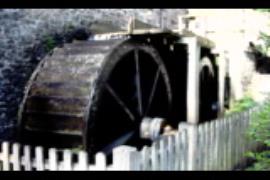 Dunster, Castle Mill, Somerset,  two overshot wheels