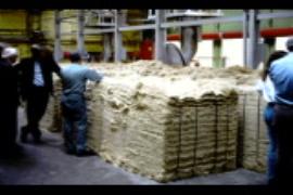 Castlefields Paper Mill, hemp and flax in delivery store