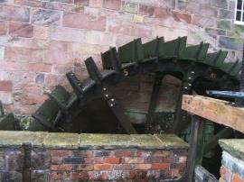 Brindley's Mill, Leek - waterwheel