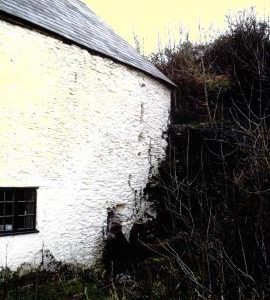 Pit mill, Roadwater, Somerset, head and site of wheel