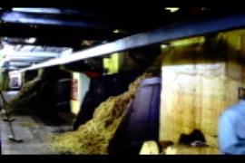 Castlefields Paper Mill, damp stuff after spherical boiler