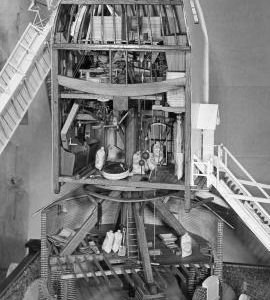 Model of Sprowston mill - full height interior view