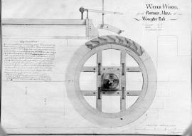 Water Wheel for the Powder Mill at Worcester Park