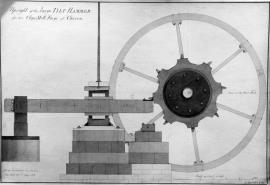 Upright of the large Tilt Hammer for the Clay Mill Forge at Carron