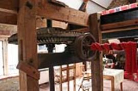 Chetnole Mill, Beaminster, Dorset, crown wheel and drive off